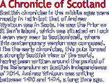A Chronicle of Scotland Scottish chronicles