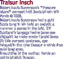 Traisur Insch Robert Louis Stevenson’s “Treasure